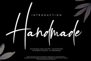 Handmade Script Font