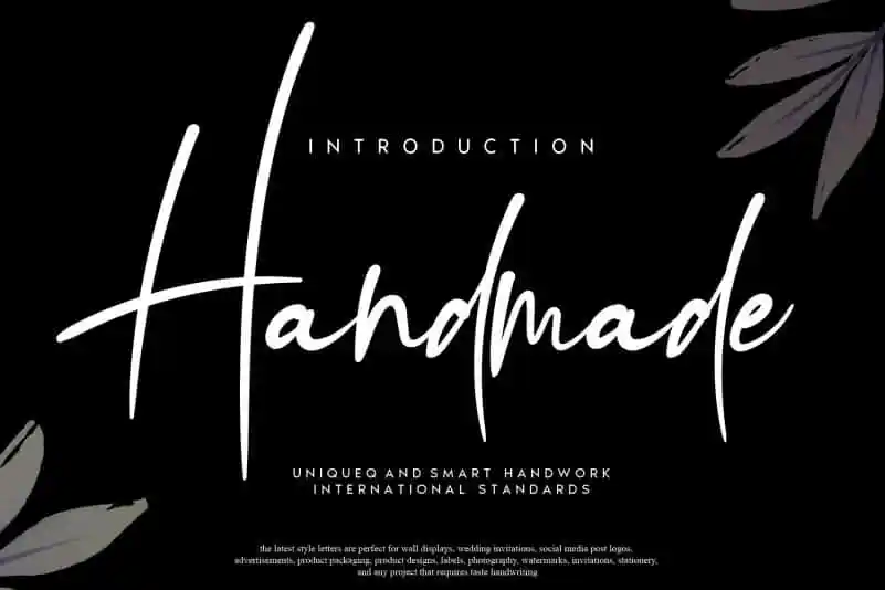 Handmade Script Font