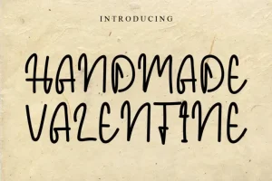 Handmade Valentine Font