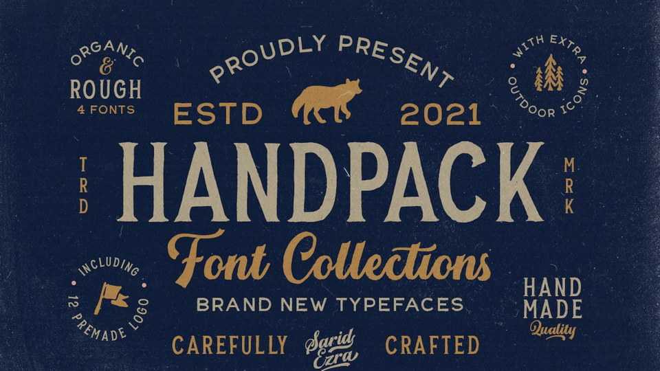 Handpack Script Font › Fontesk