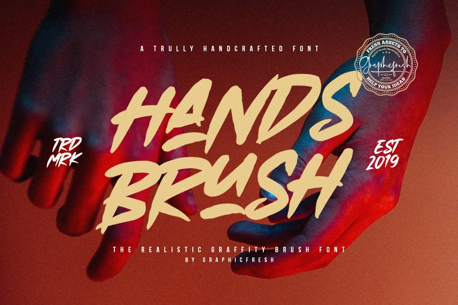 Hands Brush Font