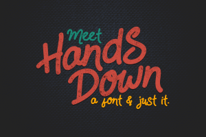 Hands Down Font