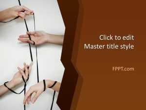 Hands Unity PowerPoint Template