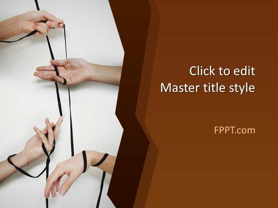 Hands Unity PowerPoint Template
