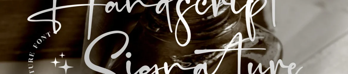 Handscript Signature Font