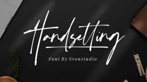 Handsetting Script Font › Fontesk