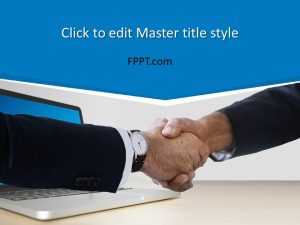 Handshake PowerPoint Template