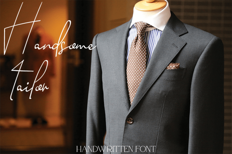 Handsome Tailor Handwritten Font