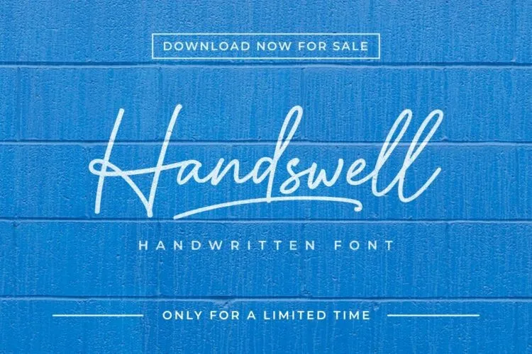 Handswell Font