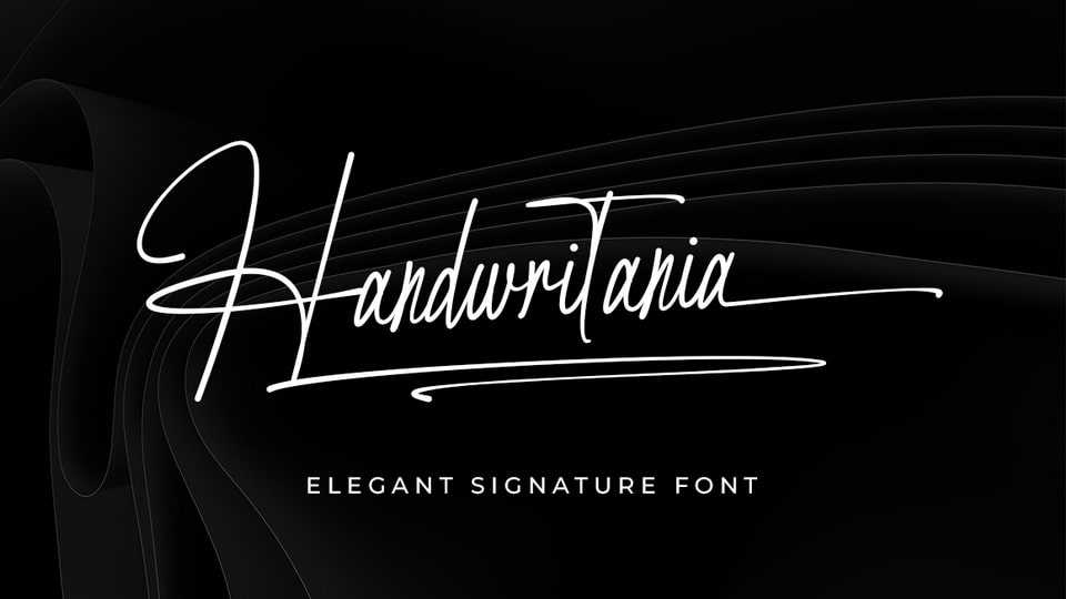 Handwritania Font › Fontesk