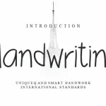 Handwriting Script Font - Fonte Grátis Handwriting Script Font