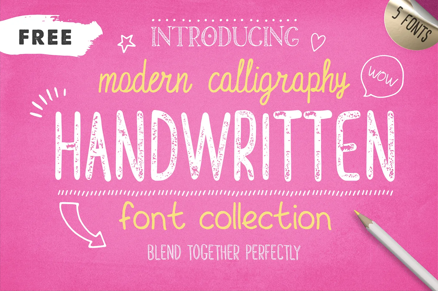 Handwritten Font Collection