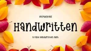 Handwritten Font › Fontesk