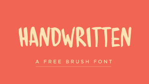 Handwritten Font › Fontesk