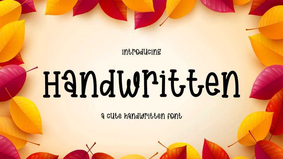 Handwritten Font › Fontesk
