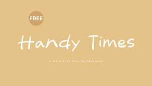 Handy Times Font › Fontesk