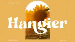 Hangier Font › Fontesk