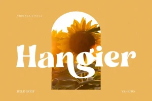 Hangier Serif Font