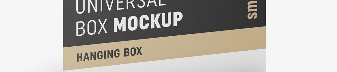 Hanging box mockup / 110x30x30 Hanging box mockup / 110x30x30
