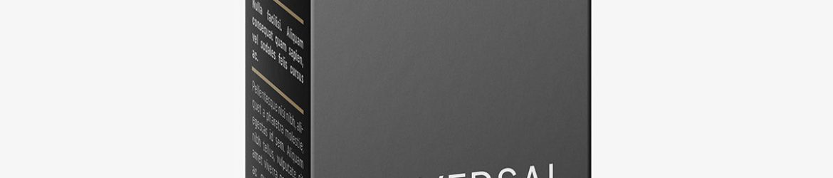 Hanging box mockup / 50x115x35