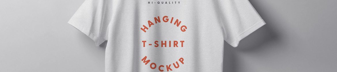 Hanging T-shirt Mockup