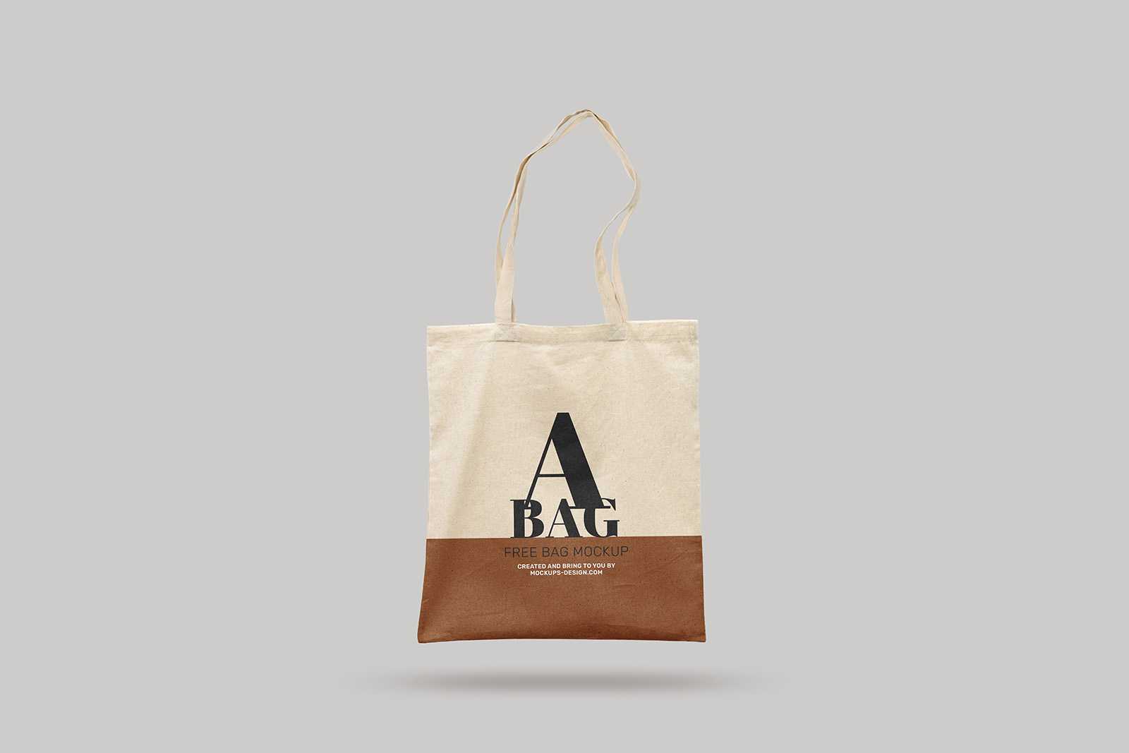 Hanging tote bag mockup