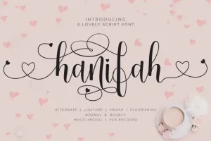 Hanifah Calligraphy Font