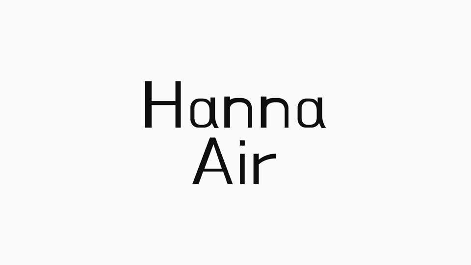 Hanna Air Font › Fontesk
