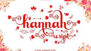 Hannah Script Font › Fontesk