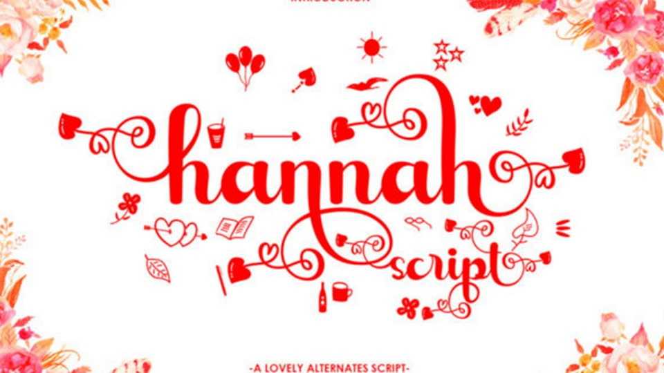 Hannah Script Font › Fontesk