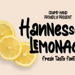Hannessy Lemonade Display Font
