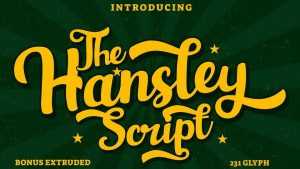 Hansley Script › Fontesk