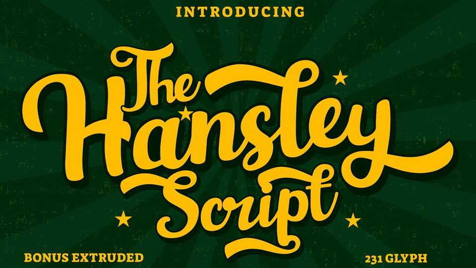 Hansley Script › Fontesk