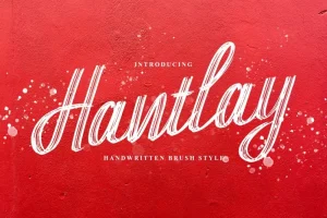 Hantlay Brush Font