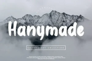 Hanymade Script Font