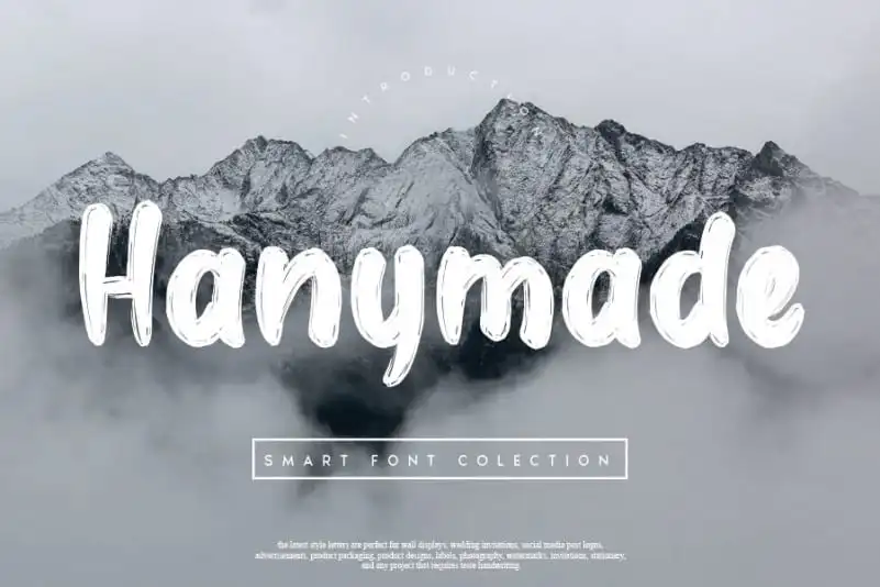 Hanymade Script Font