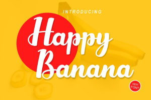 Happy Banana Font