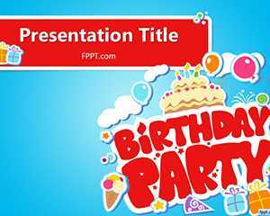 Happy Birthday PowerPoint Template