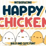 Happy Chicken Display Font