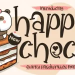 Happy Choco Display Font - Fonte Grátis Happy Choco Display Font