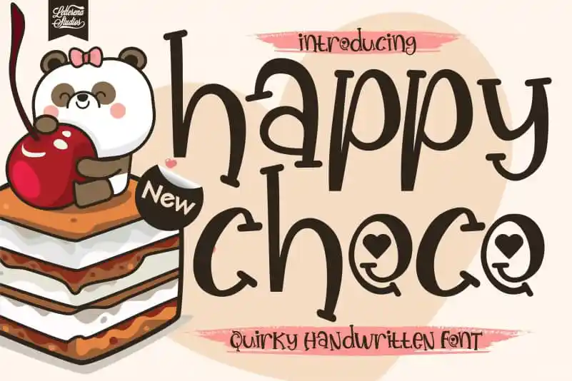Happy Choco Display Font