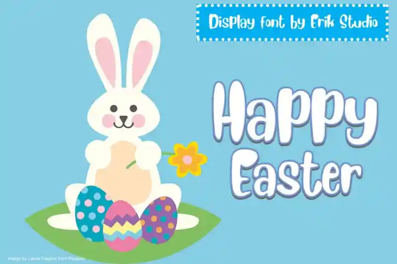 Happy Easter Display Font