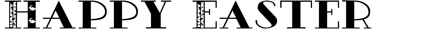 Happy Easter Font