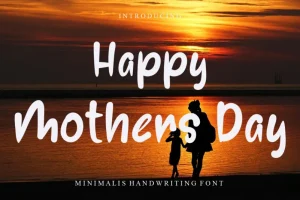 Happy Mothers Day Font