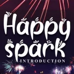 Happy Spark Display Font