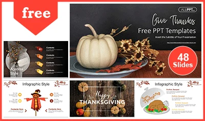 Happy Thanksgiving Day PowerPoint Templates