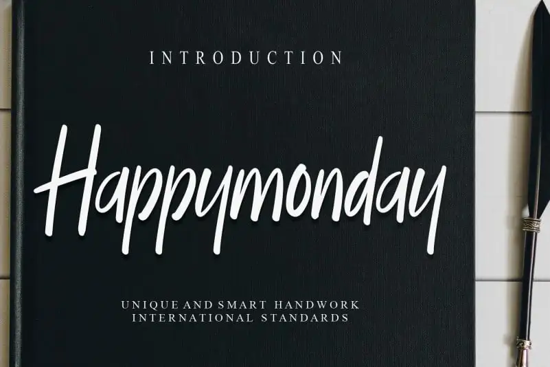 Happymonday Script Font