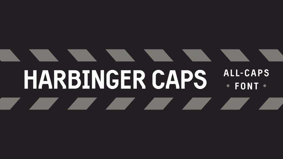 Harbinger Caps Font › Fontesk