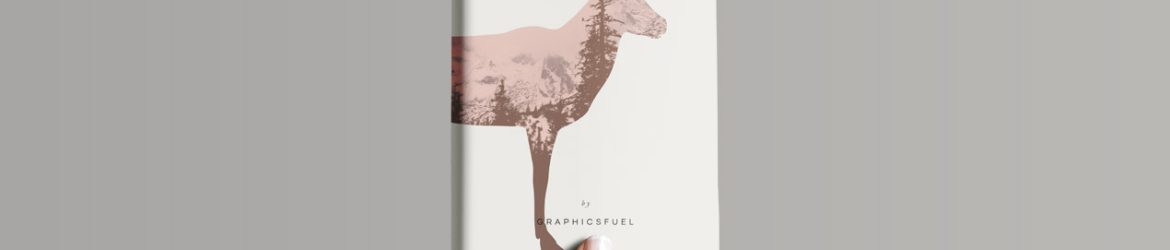 Hardcover Book In Hand Mockup