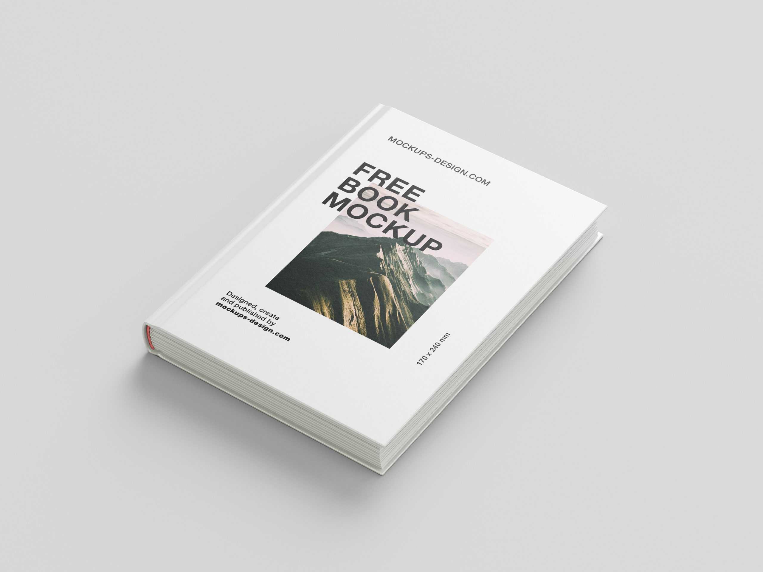 Hardcover book mockup